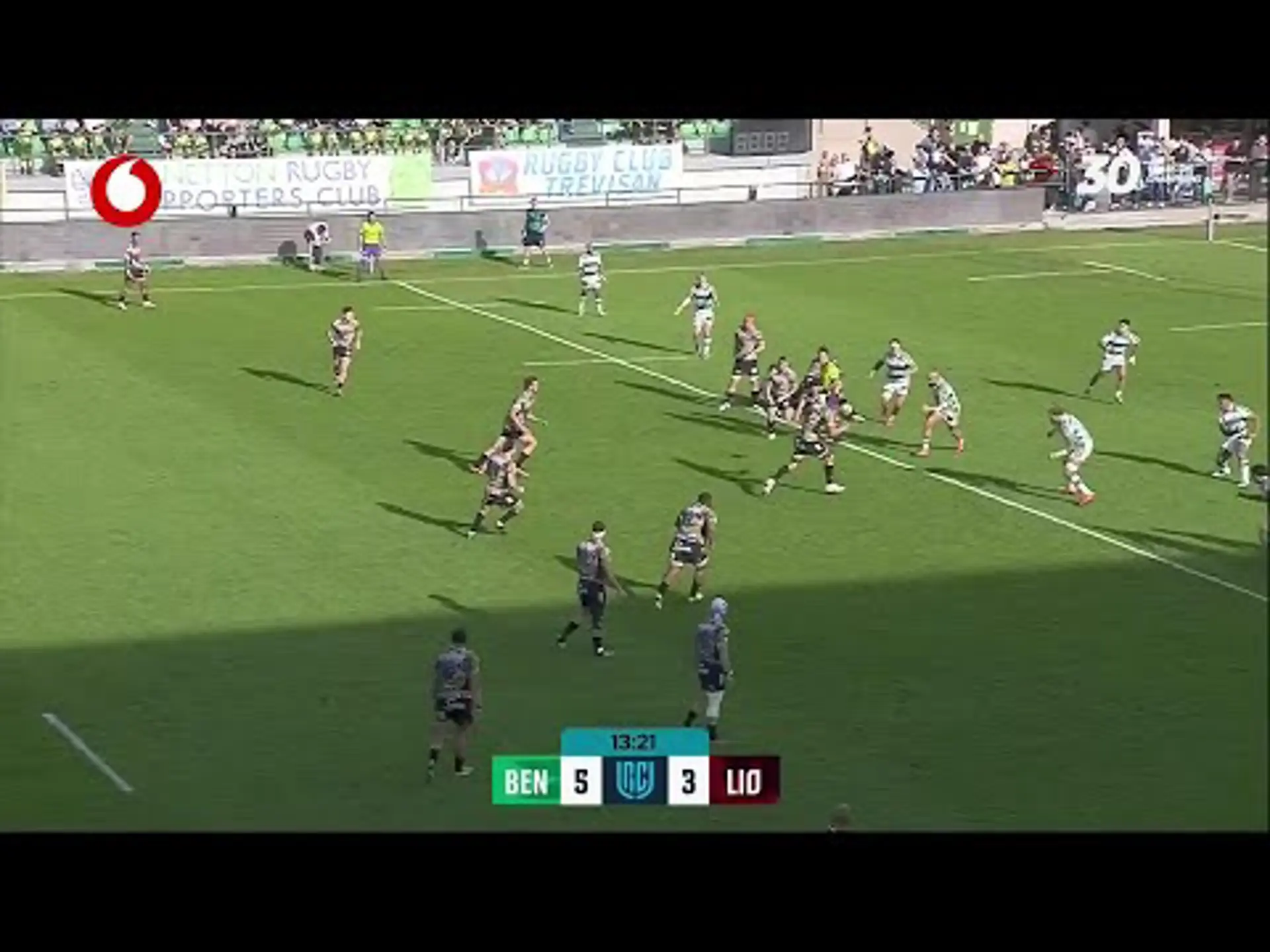 Louis Lynach's four-try haul