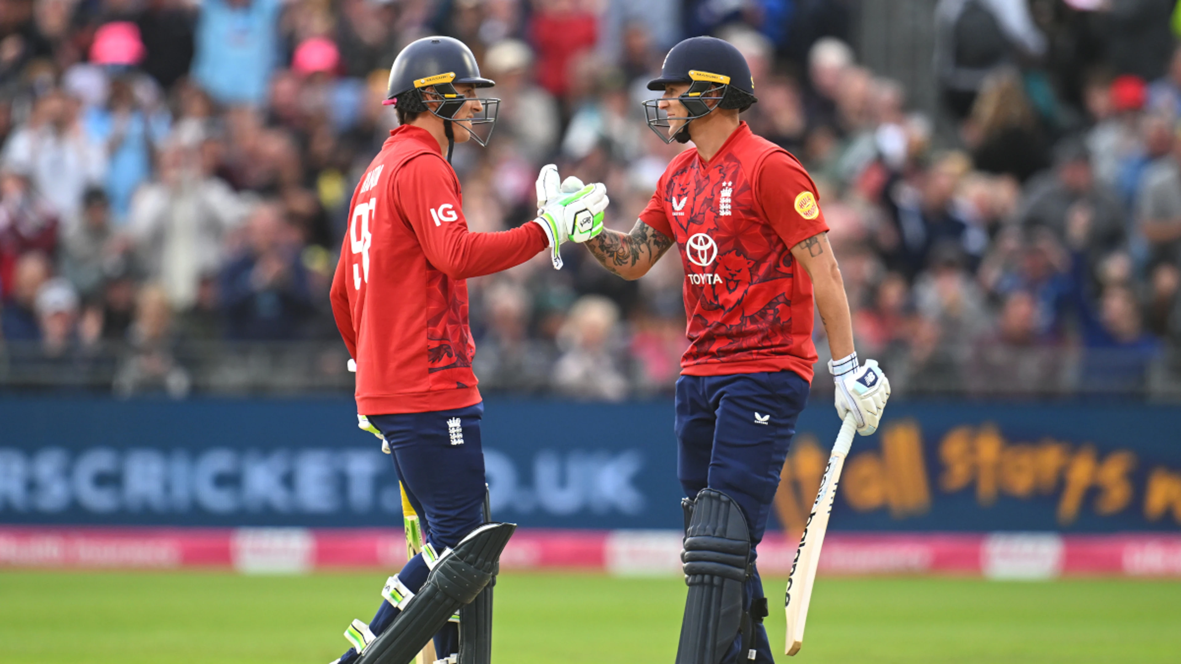 England chase down big total to seal T20 series against Windies
