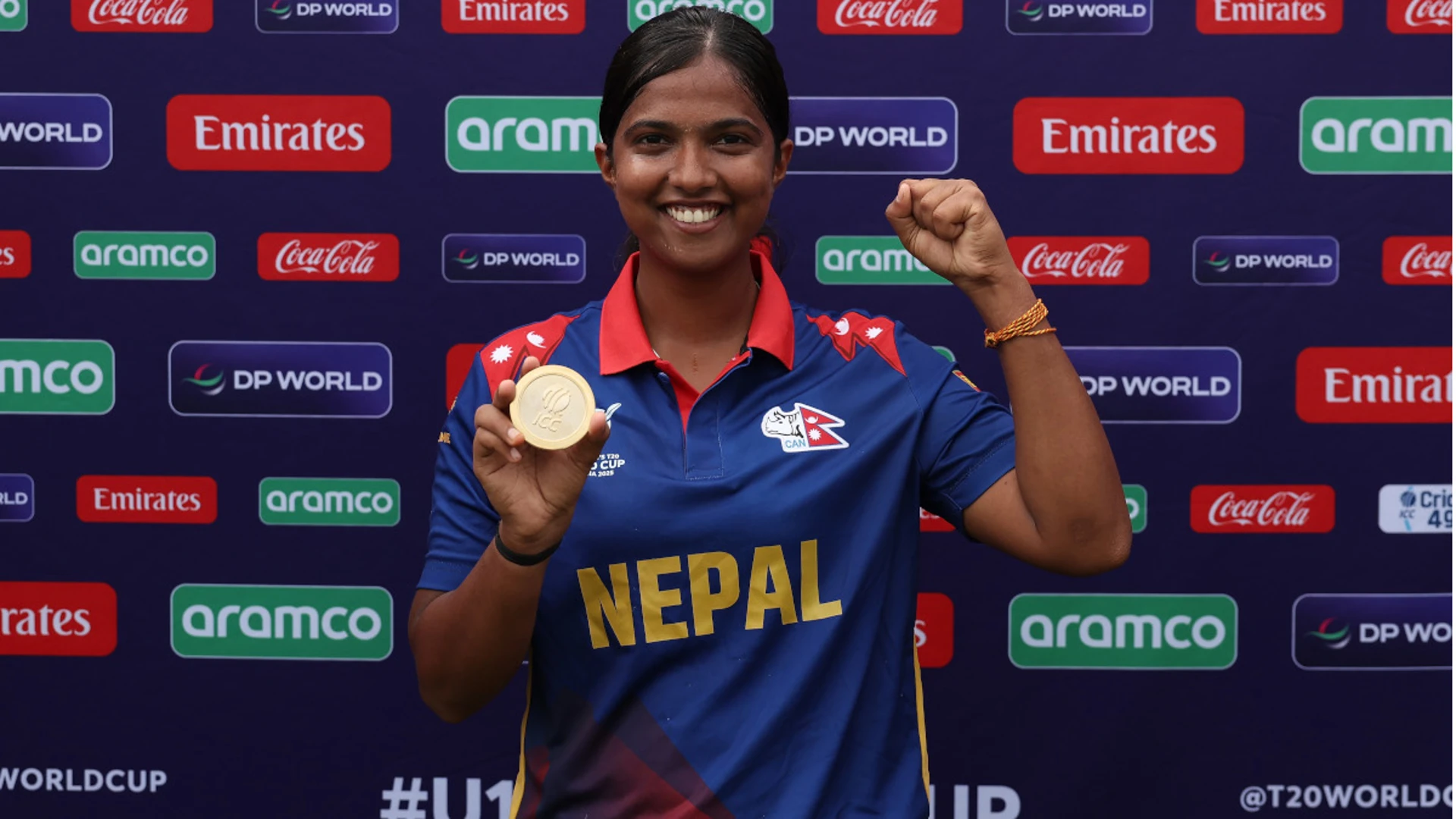 Proud Puja Mahato and Nepal channel Captain Cool for World Cup learning