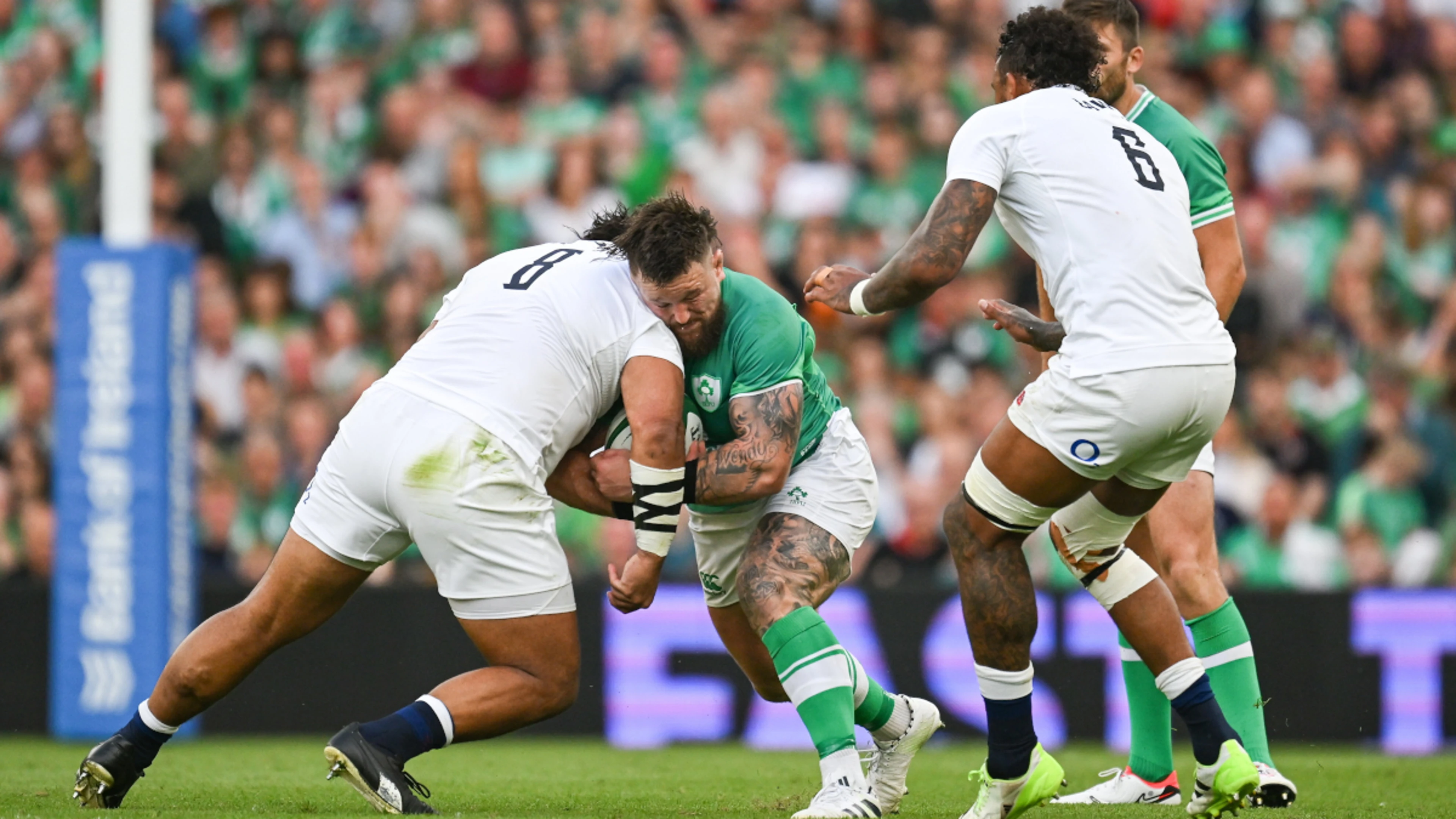 Vunipola sees red as Ireland ease to World Cup warm-up win over England