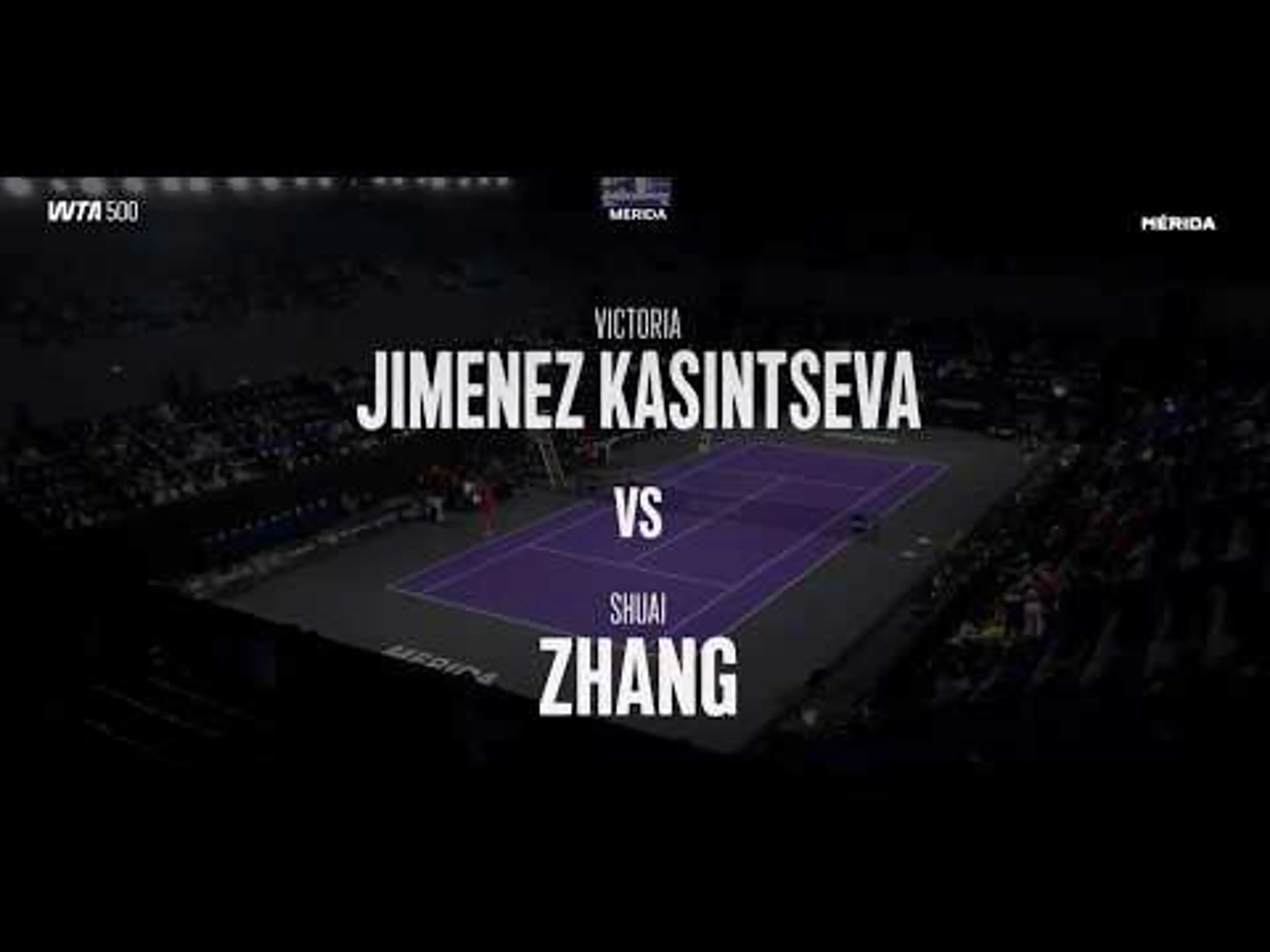 Victoria Jimenez Kasintseva v Shuai Zhang | Merida Open | QF 3 | Match Highlights | WTA 500