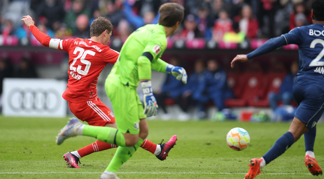 Mueller keeps Bayern top, Union stay second