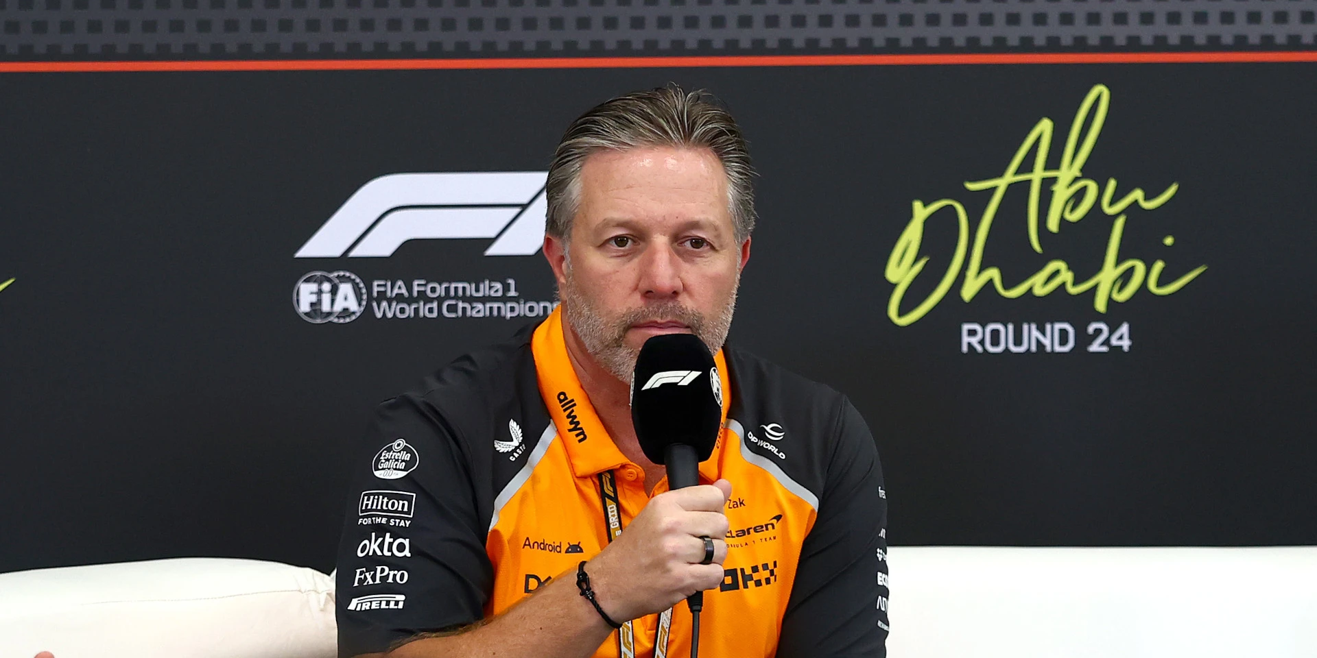 Mclaren will make 'practical' call on team orders in Abu Dhabi, says boss Brown