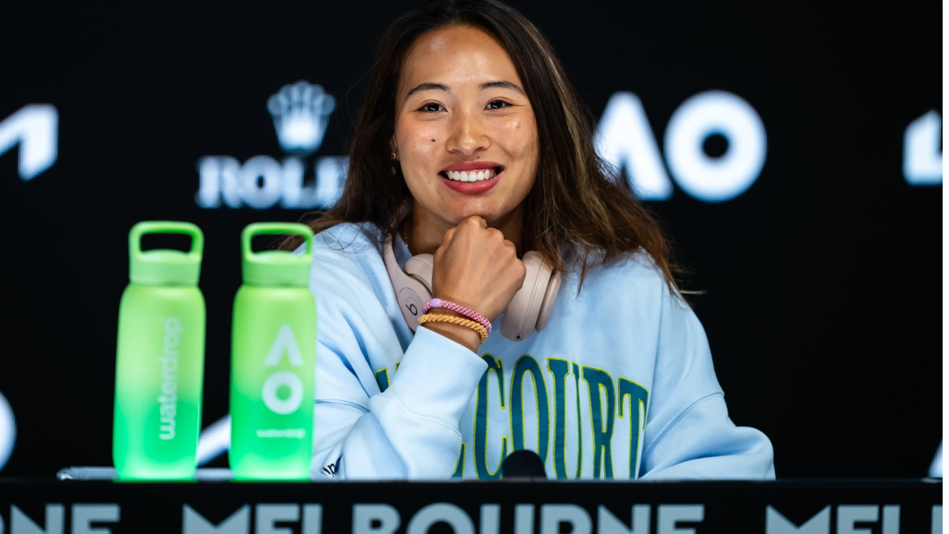 'Nervous' Zheng relieved to survive Australian Open scare