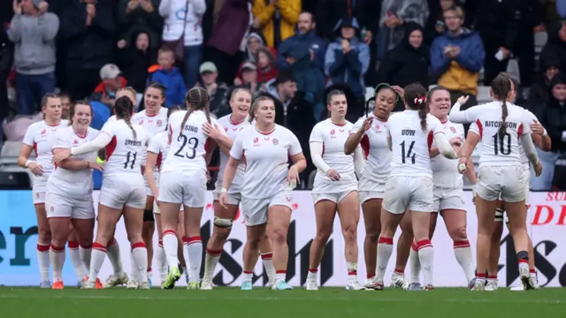 RECORD-BREAKERS: England crush Scotland to reach semis
