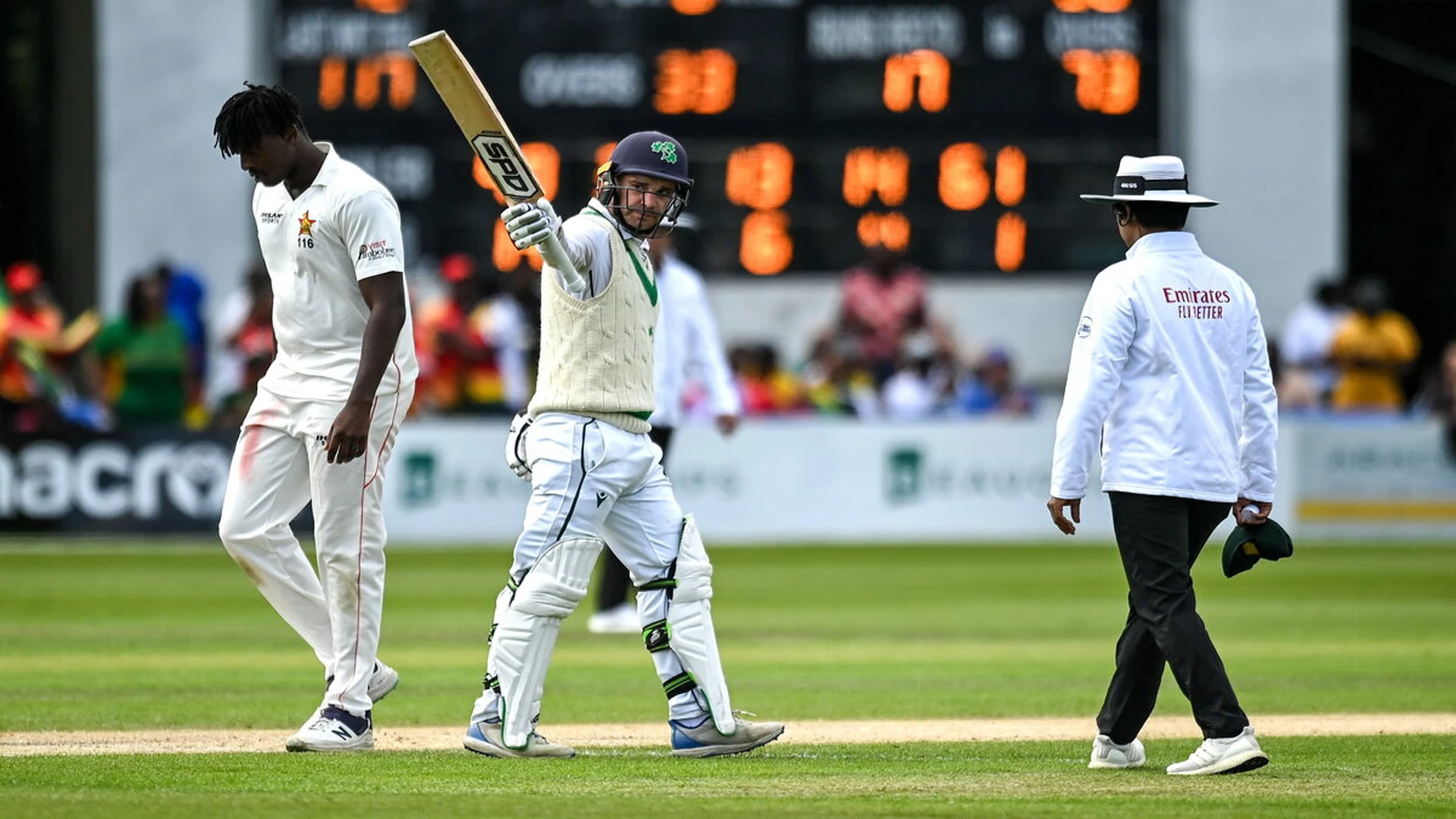 McBrine shines as Ireland beat Zimbabwe in one-off test