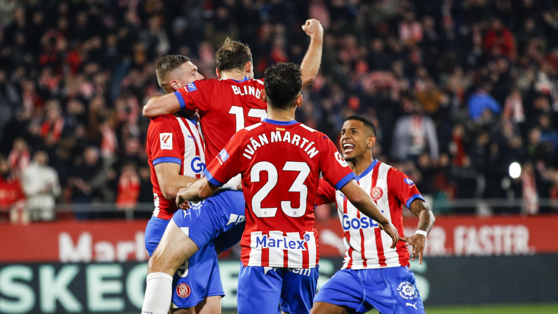 Rampant Girona keep Liga lead, Madrid and Barca triumph