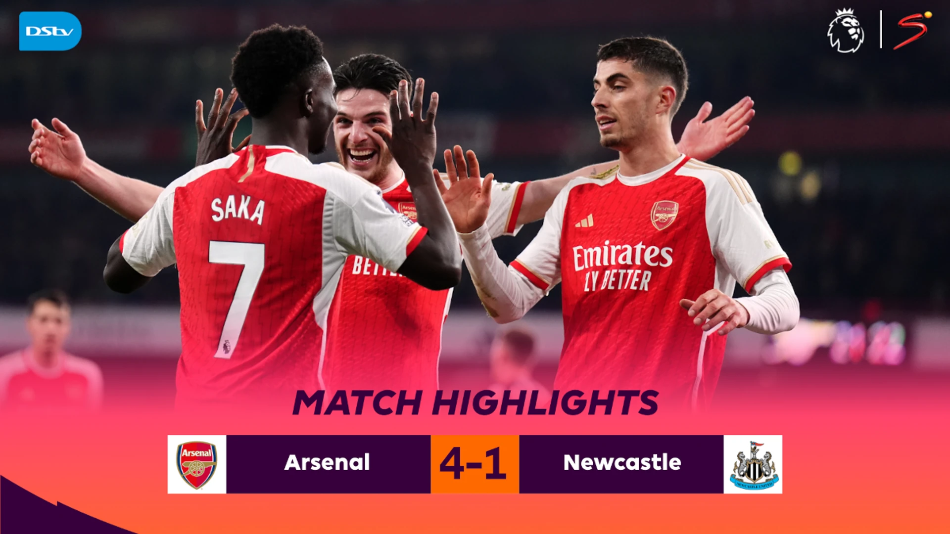 Arsenal v Newcastle | Match in 3 Minutes | Premier League | Highlights