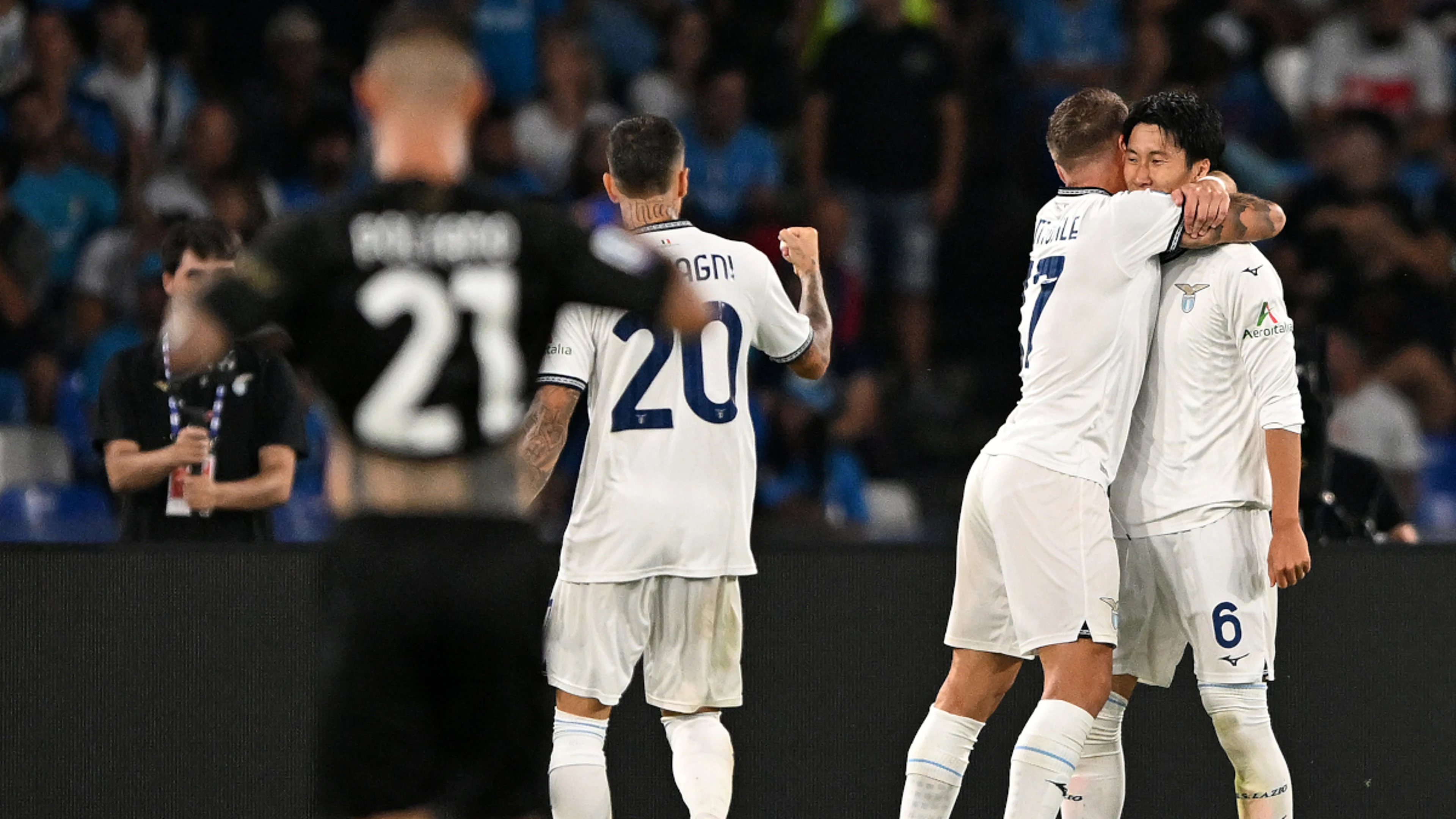 Kamada fires Lazio to shock win at champions Napoli