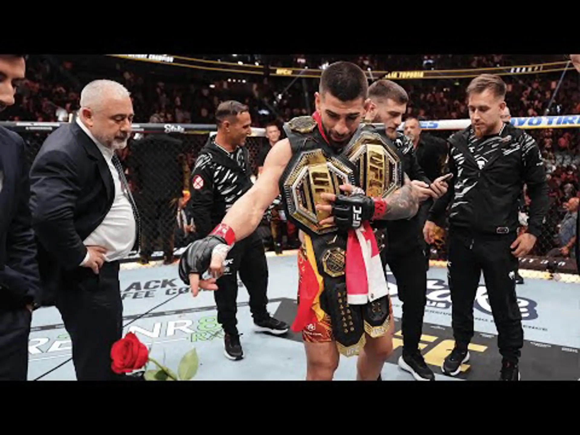 Ilia Topuria v Charles Oliveira | Lightweight Title Bout | Highlights | UFC 317