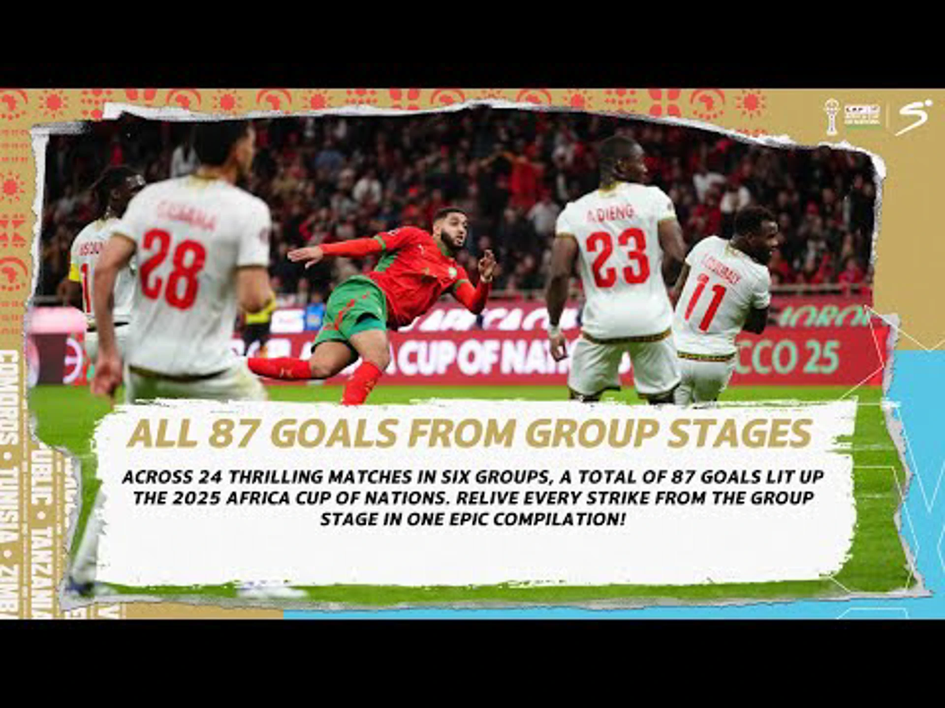 All 87 Goals from AFCON 2025 – Group Stage Highlights