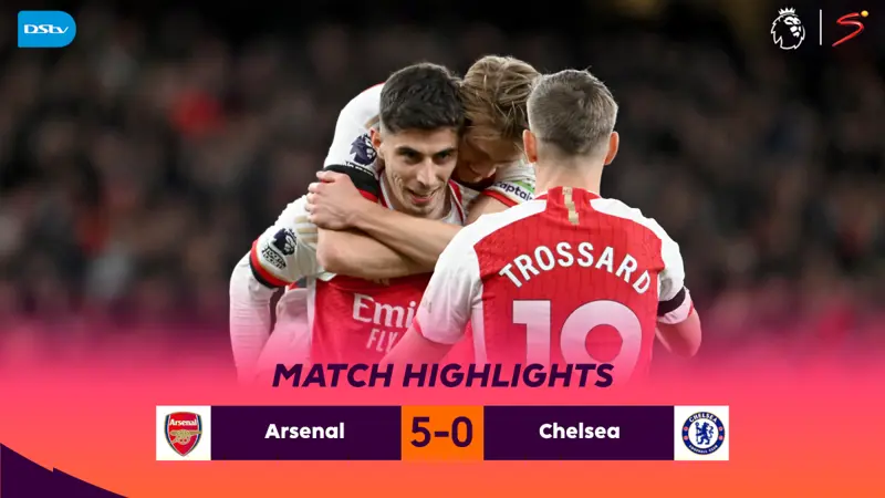 Arsenal v Chelsea | Match in 3 Minutes | Premier League | Highlights