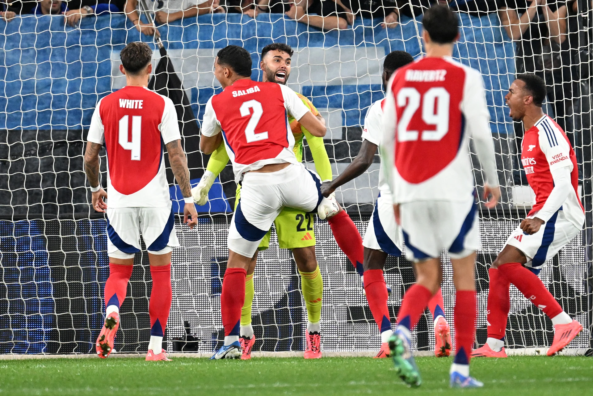 Raya heroics save Arsenal in Champions League opener at Atalanta