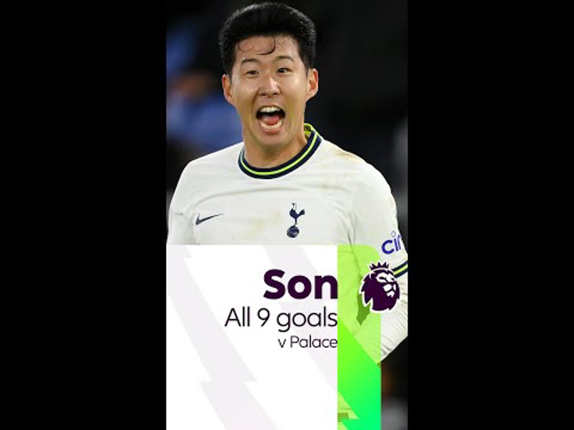 All nine of Heung-min Son's goals against Crystal Palace