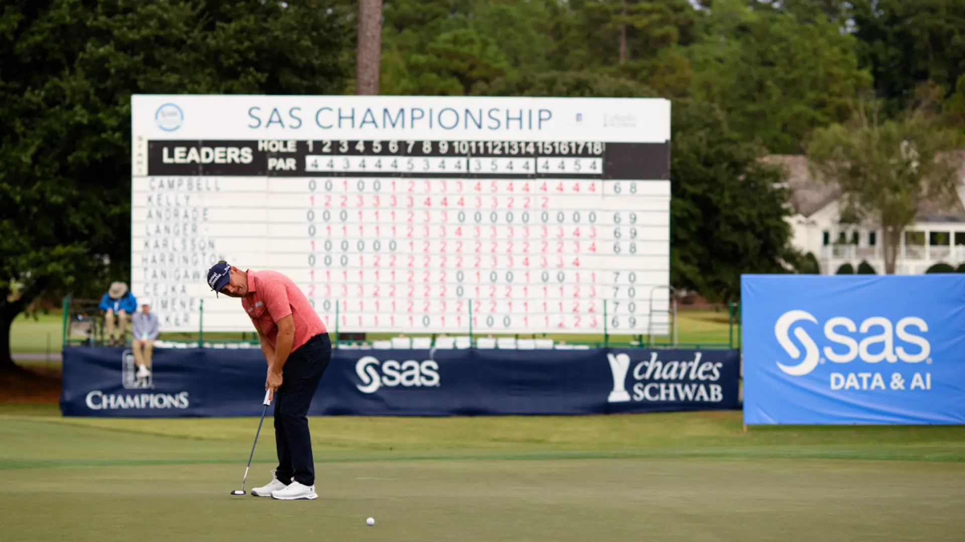 Stewart Cink, Padraig Harrington among leaders after SAS 1st round