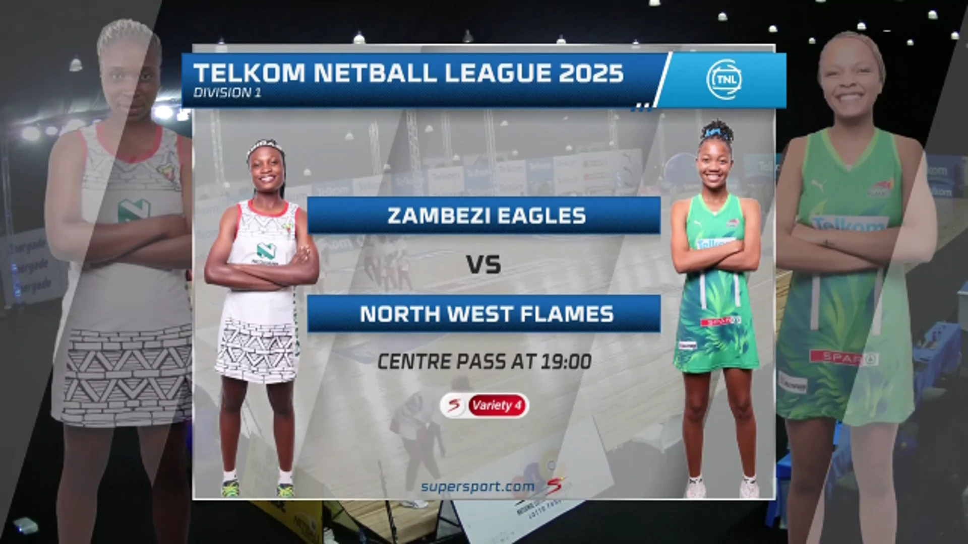 Zambezi Eagles v North West Flames | Match Highlights | Netball League