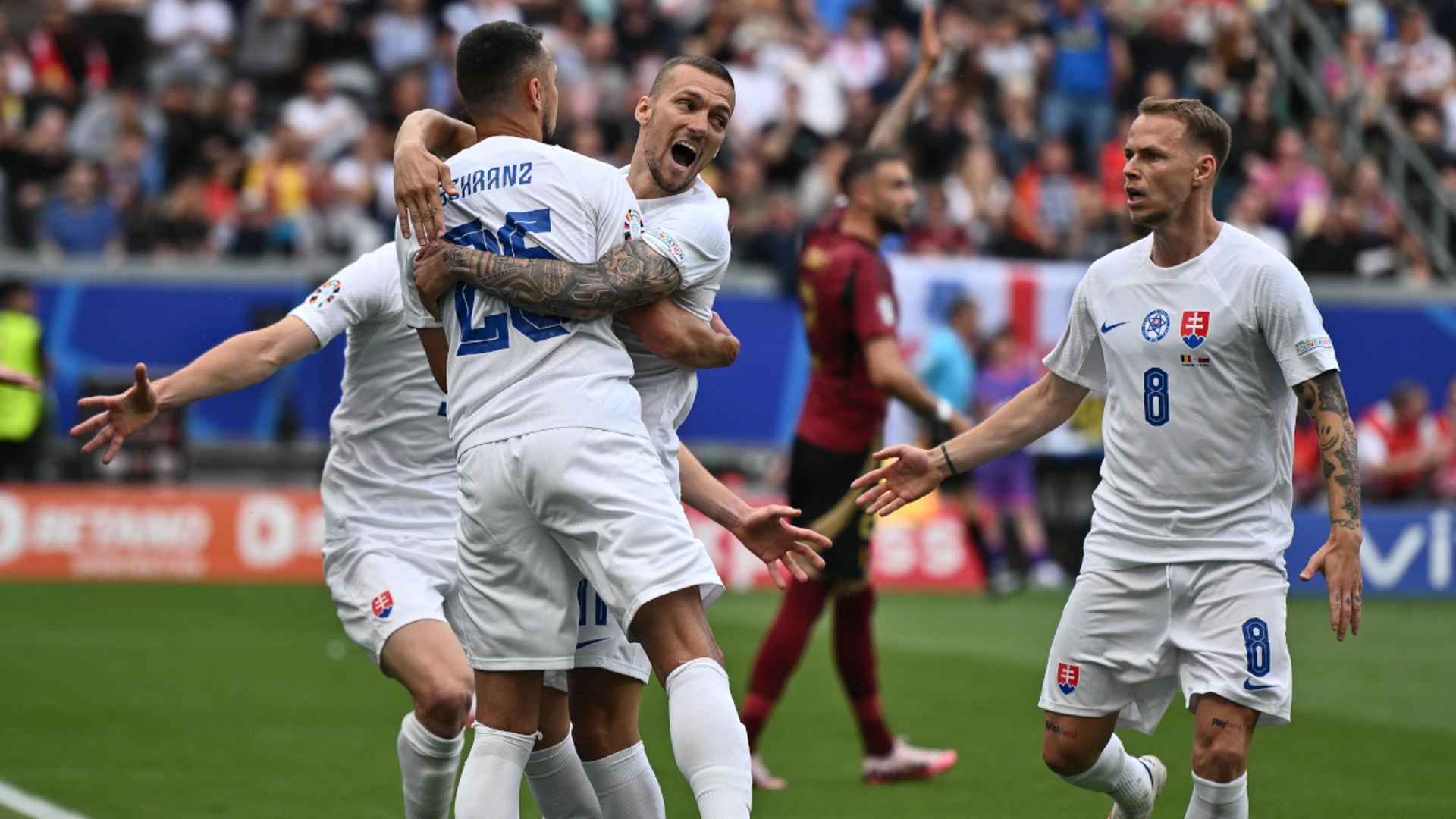 Schranz strikes as Slovakia beat Belgium at Euro 2024