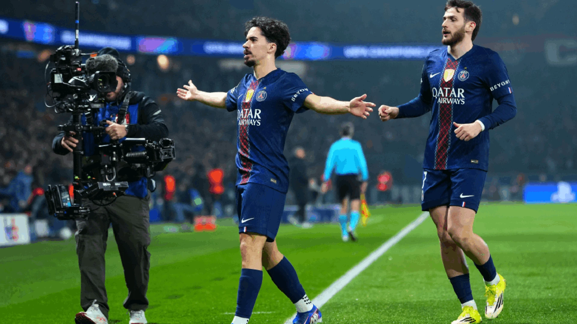 Vitinha Goal | PSG v Newcastle | UEFA Champions League