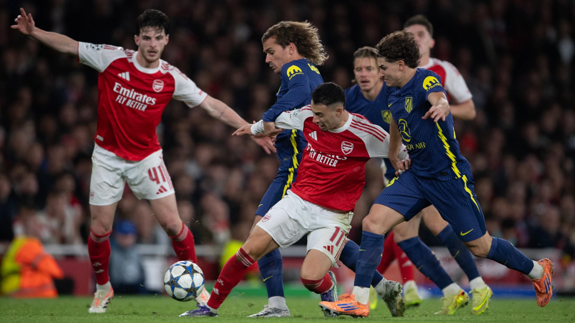 Atletico fined for 'racist' behaviour of fans during Arsenal game