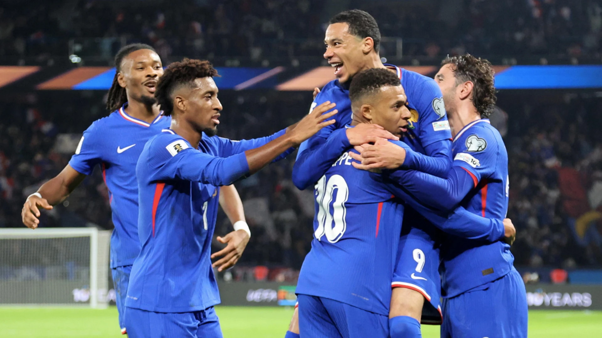 Mbappe on target as France see off Azerbaijan