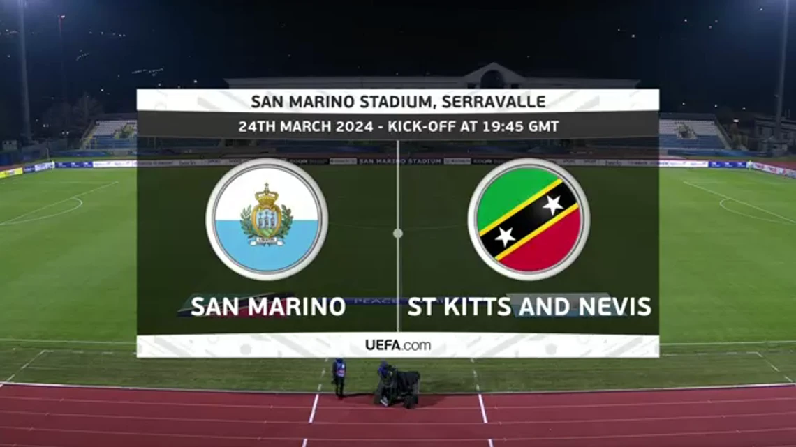 San Marino v St Kitts and Nevis | Match Highlights | International Friendly