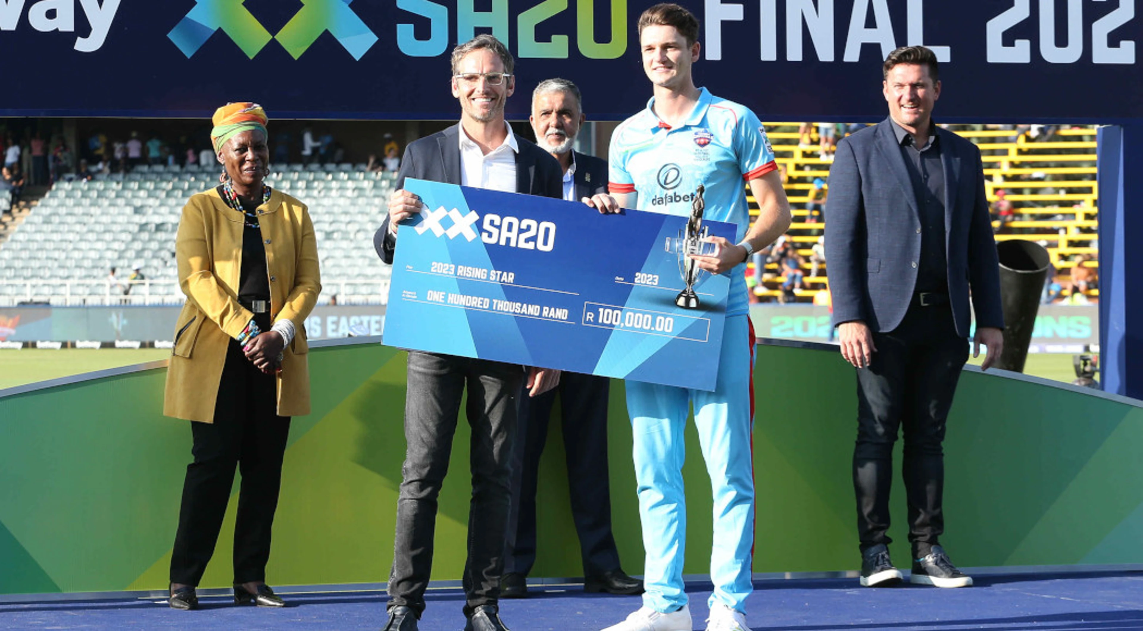 Eathan Bosch ‘helluva proud’ to be named SA20 Rising Star