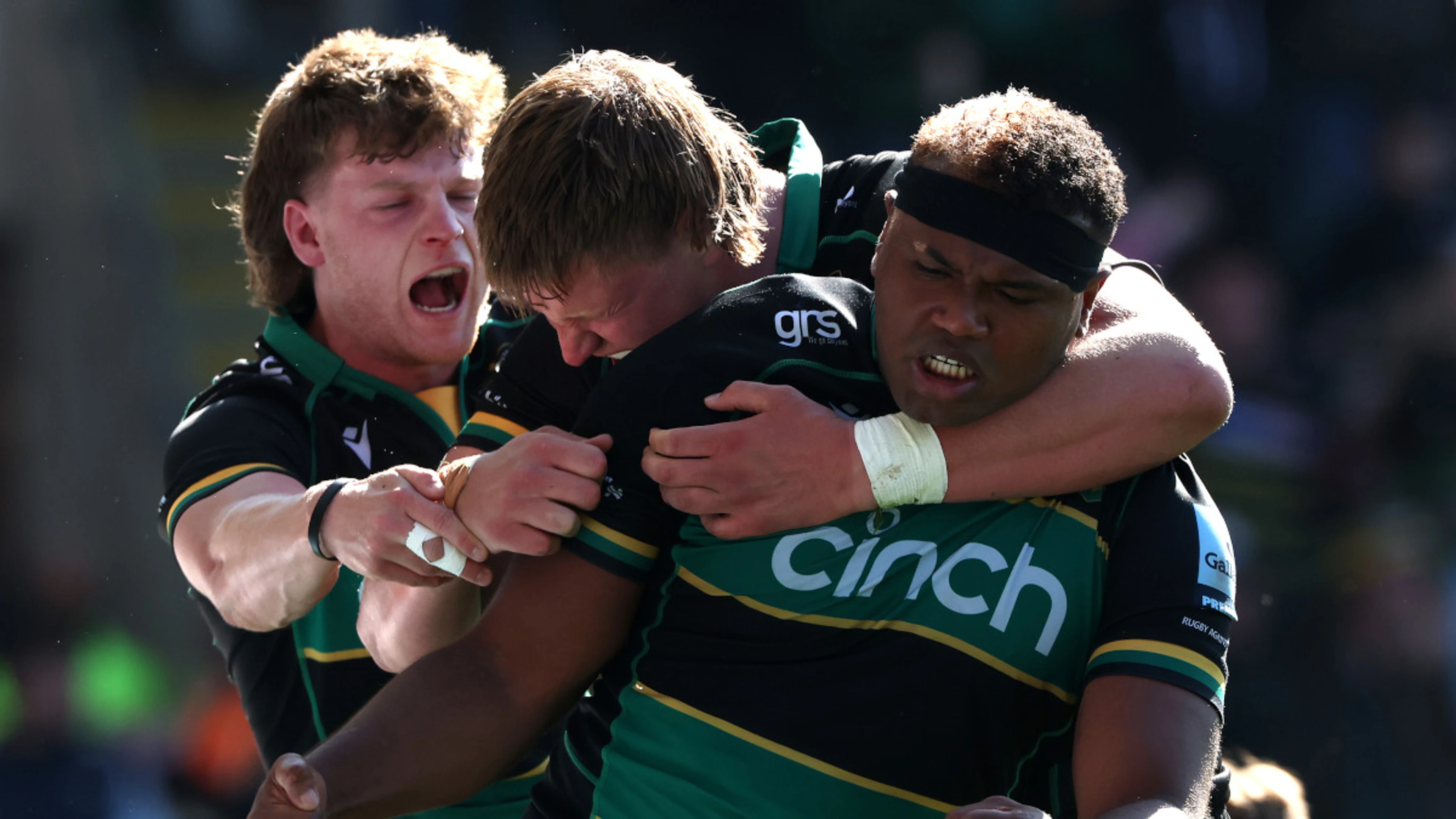 Haffar's late double helps Saints dent Saracens' play-off bid