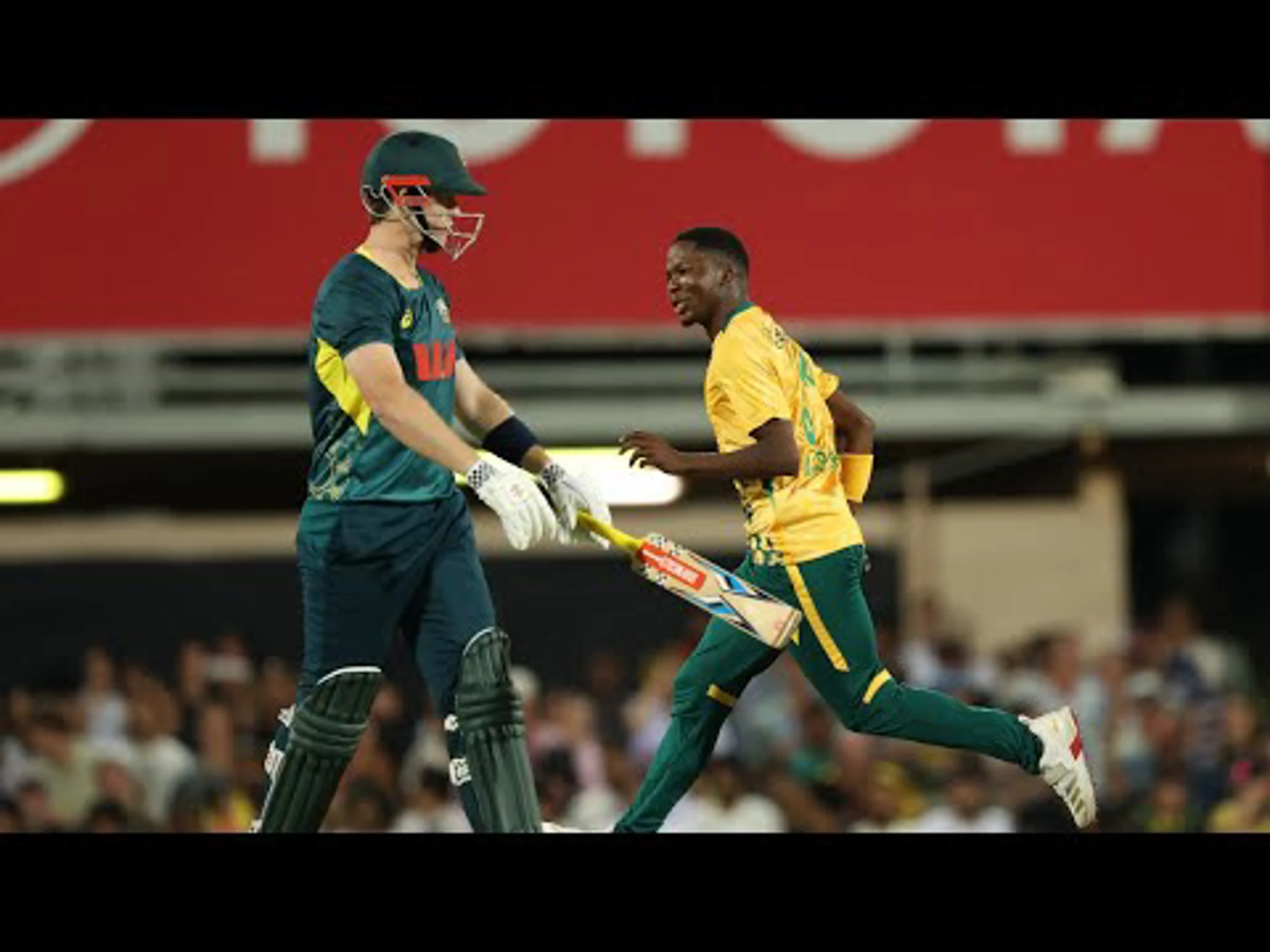 Kwena Maphaka 4 wickets | Australia v South Africa | 1st T20
