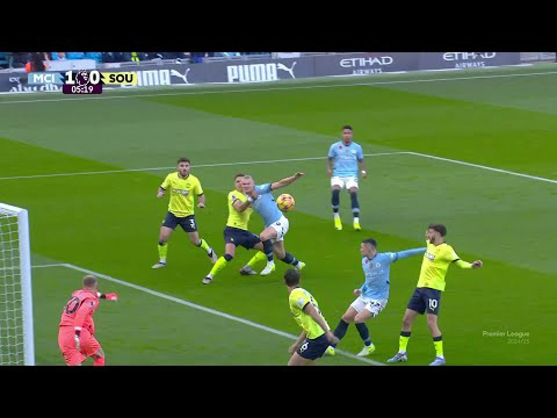 Erling Haaland | 5ᵗʰ Minute Goal v Southampton