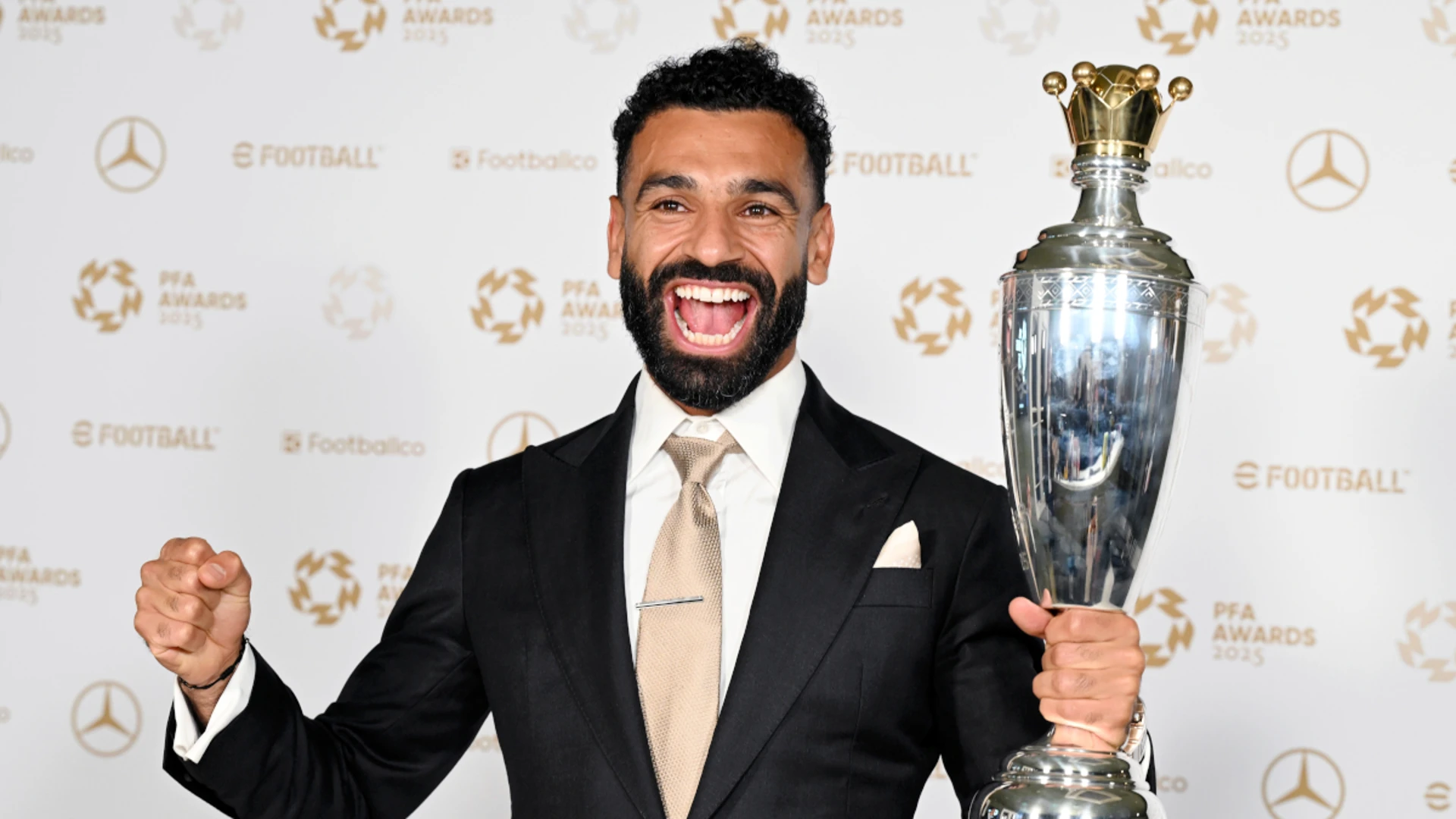 Salah wins PFA Player of the Year award for unprecedented third time