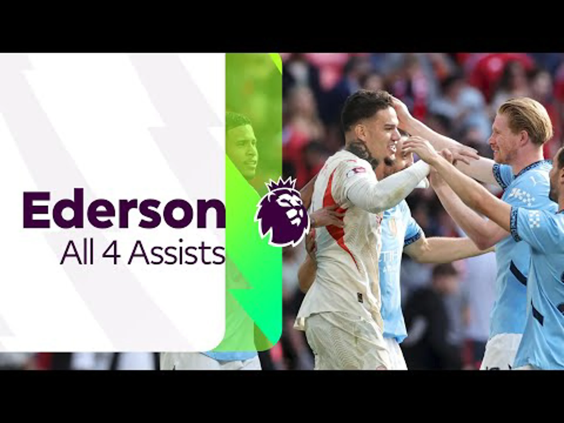 All four of Ederson's assists | Premier League