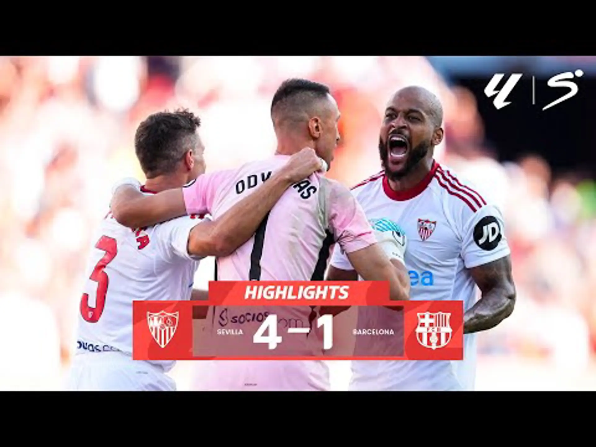 Sevilla v Barcelona | Match Highlights | LaLiga EA Sports Matchday 8