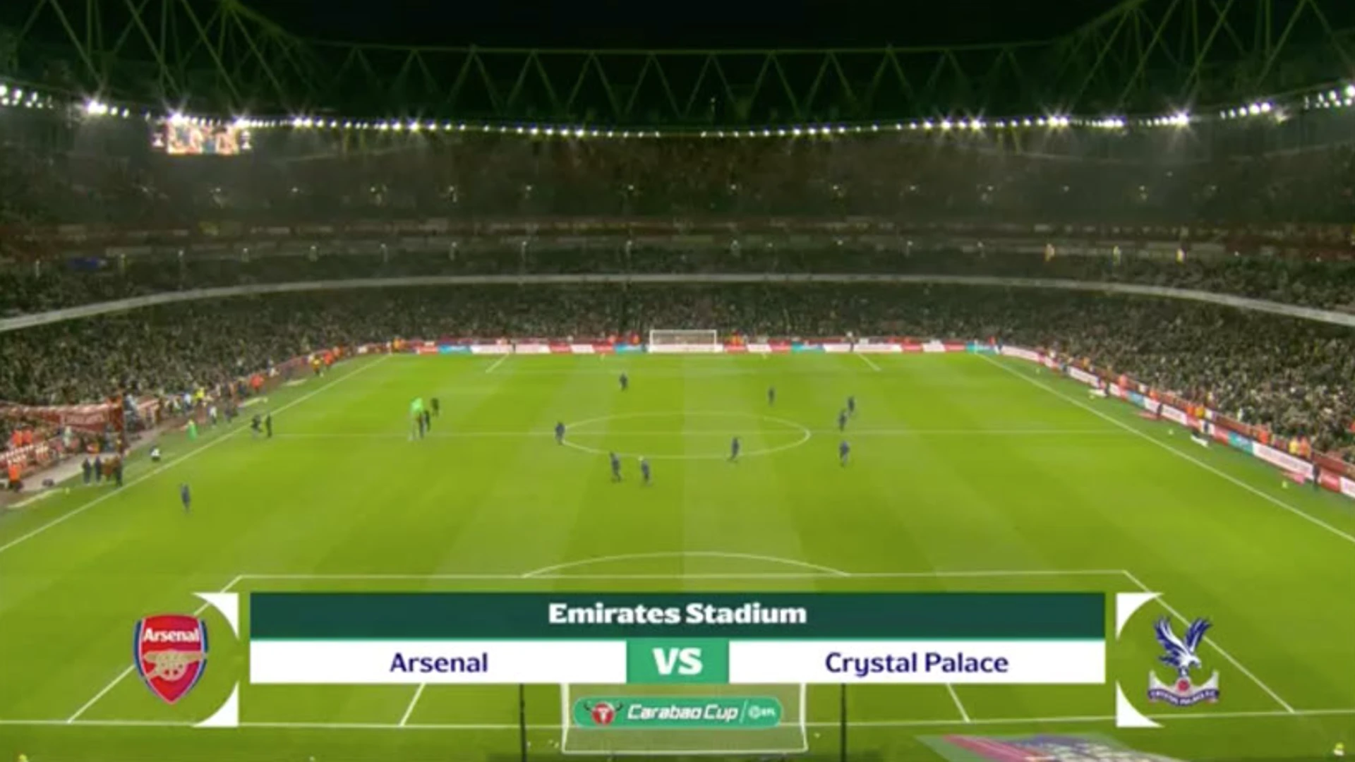 Arsenal v Crystal Palace | Match Highlights | Carabao Cup