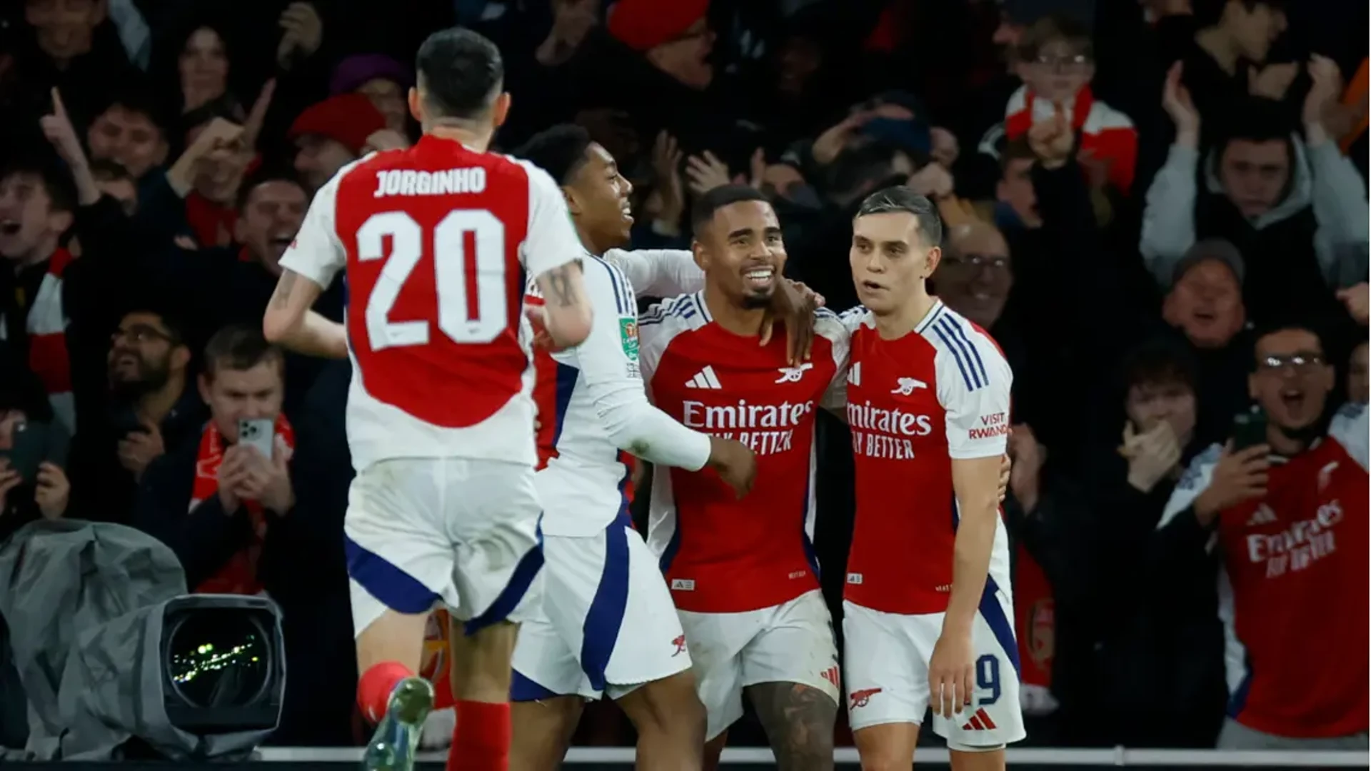 CARABAO CUP: Reds through to semis; Jesus hat-trick gives Arsenal win