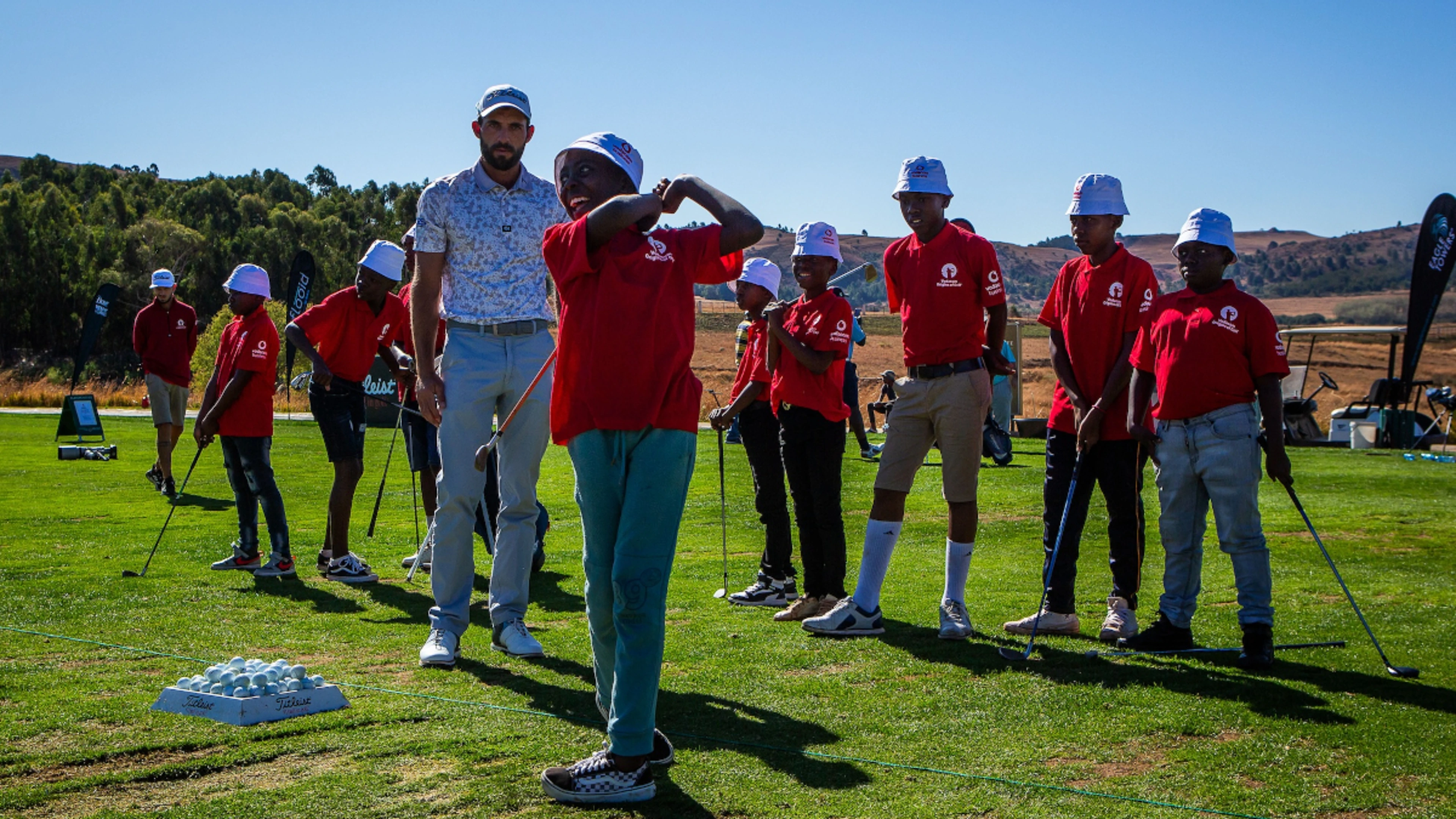 Young Mpumalanga golfers treated to pro tournament experience