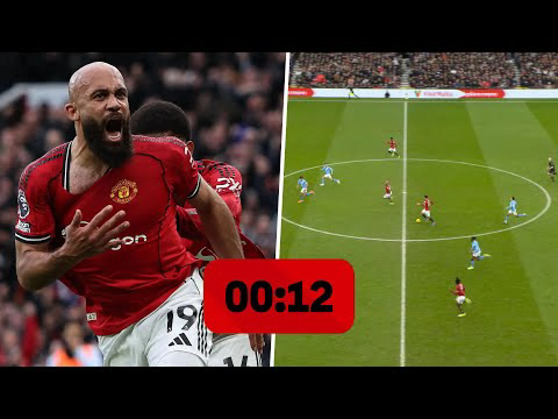 Mbeumo's counter-attack goal took just 12 seconds!