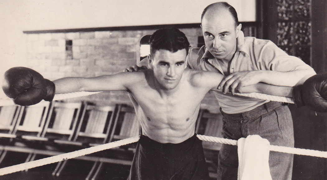 Stevens wins vacant Empire lightweight title in 1936