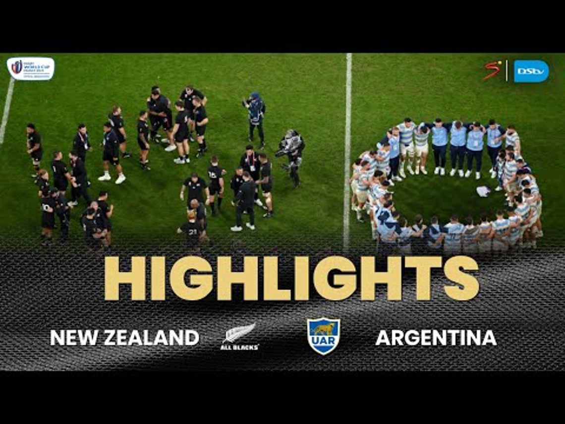 Argentina v New Zealand | Match Highlights | Rugby World Cup 2023 | Semi-Final