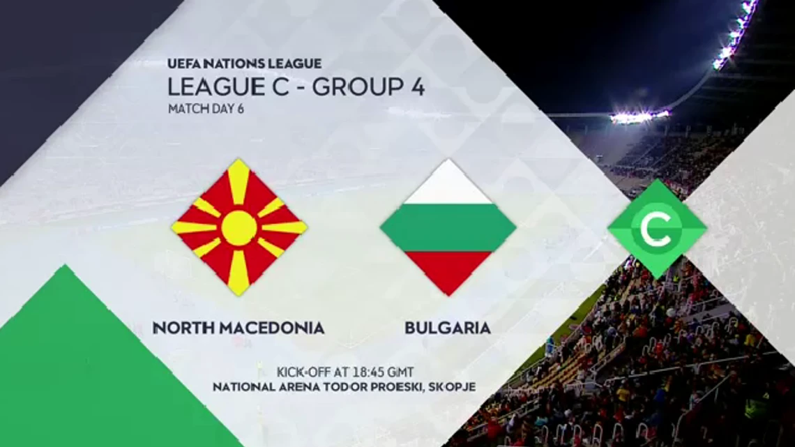 UEFA Nations League | League C - Group 4 | North Macedonia v Bulgaria | Highlights