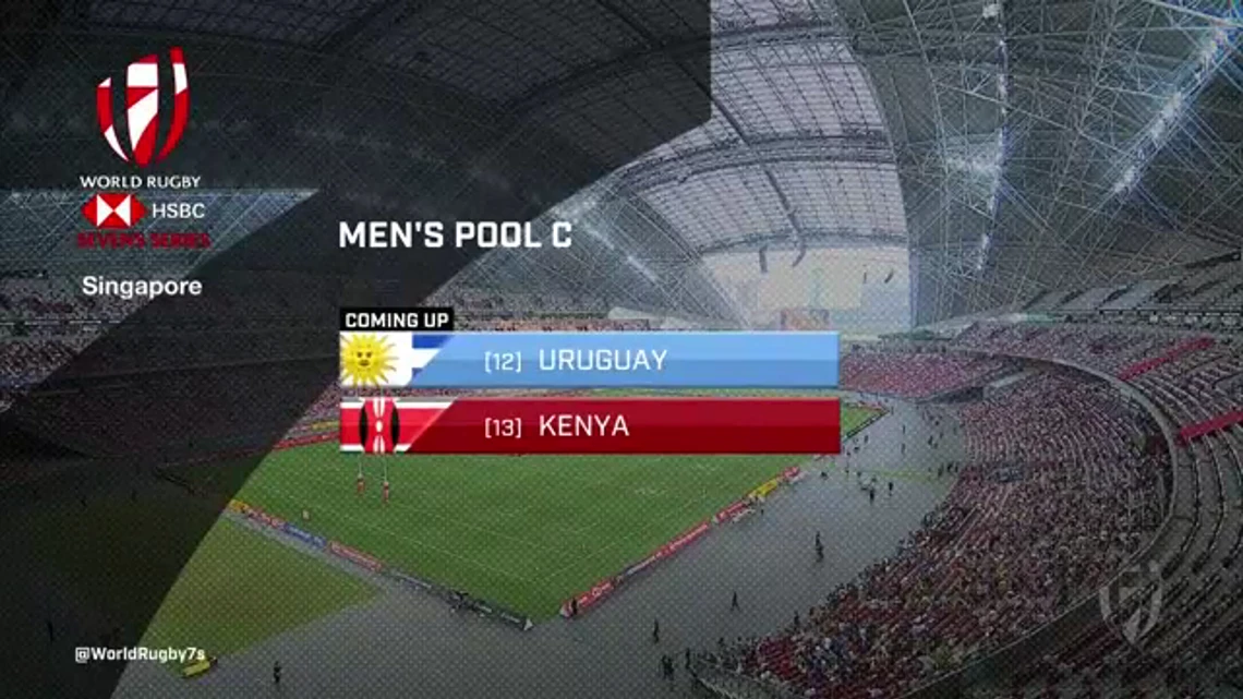 World Rugby HSBC Sevens Series Singapore | Uruguay v Kenya| Highlights