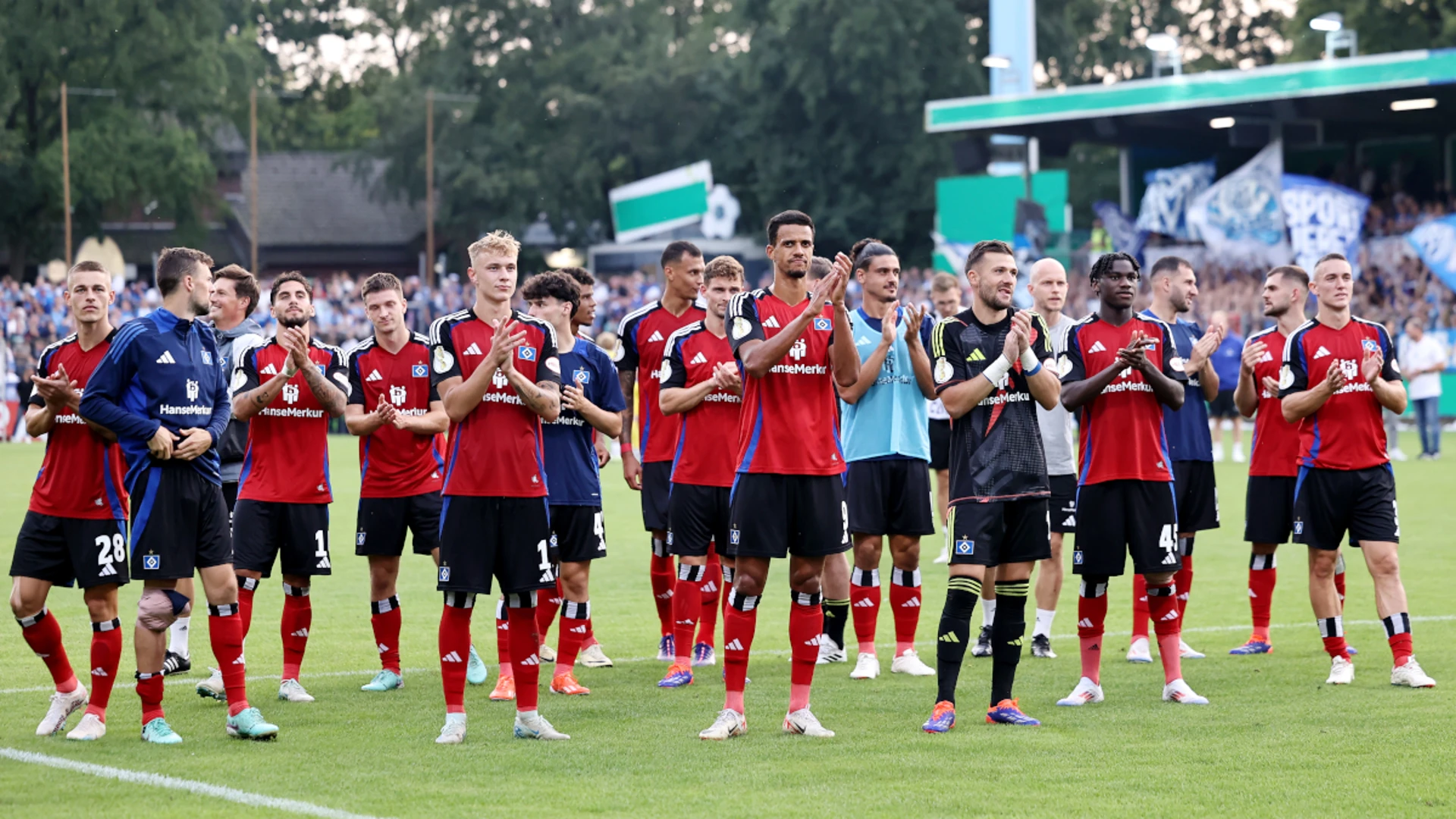 Hamburg score seven in German Cup, Bochum eliminated