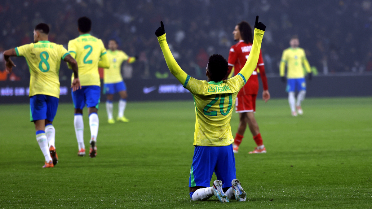 Brazil held to friendly draw by Tunisia despite Estevao goal