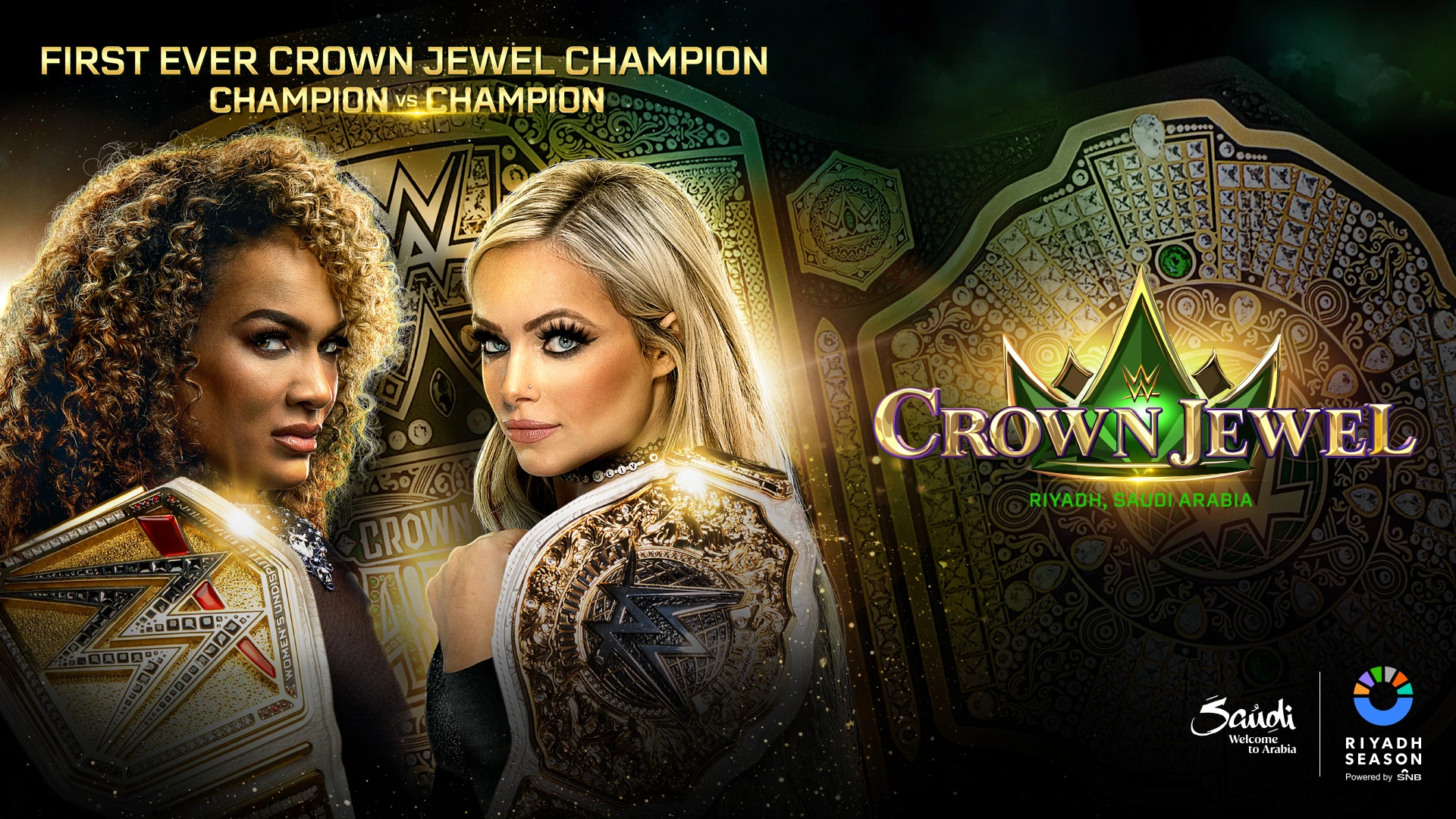 Champion vs. Champion: Who will be the first-ever Women's Crown Jewel Champion?