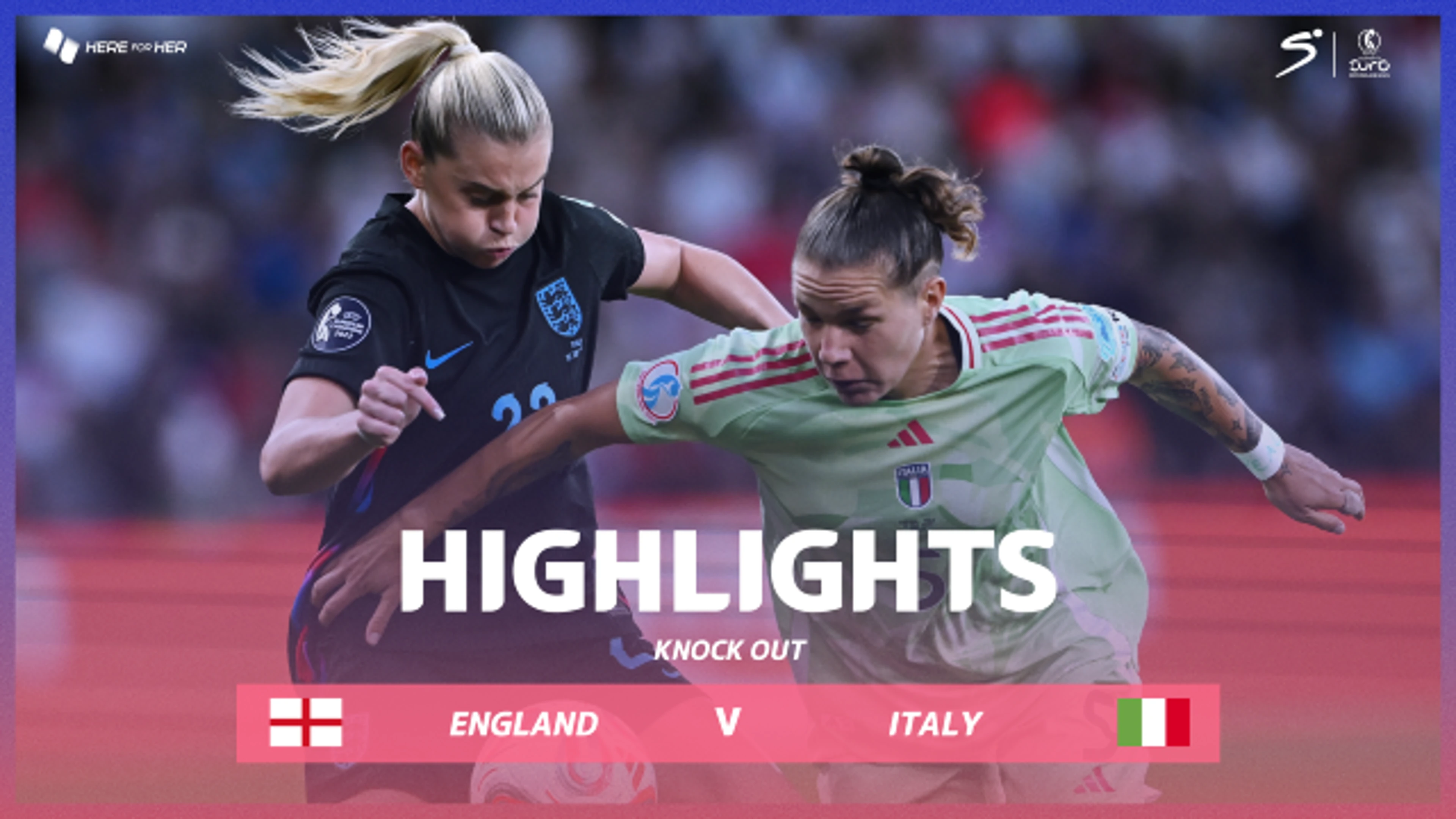 England v Italy | Semifinal 1 | Match Highlights | UEFA Women's Euro