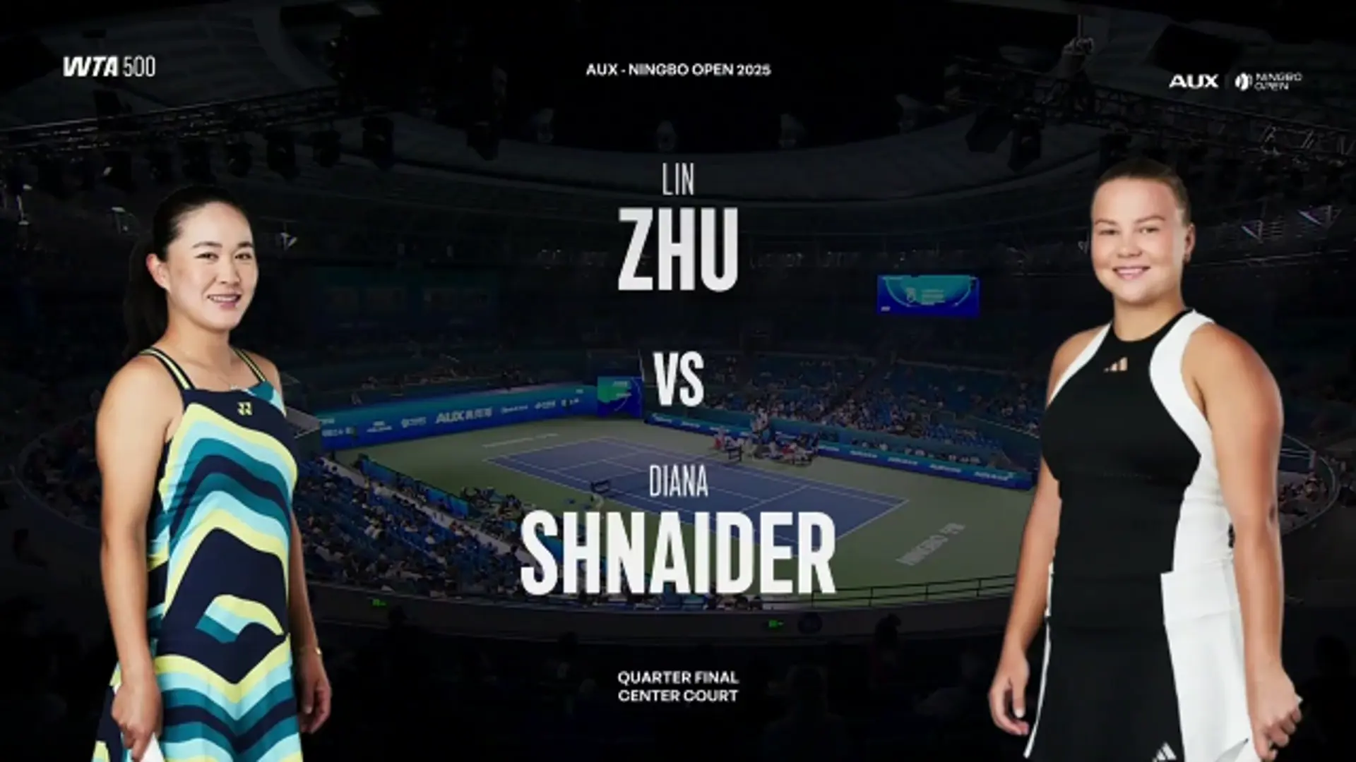 Lin Zhu v Diana Shnaider | Ningbo Open | QF4 | WTA 500