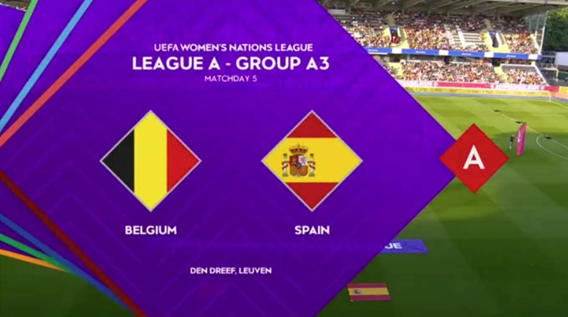 Belgium v Spain | Match Match | Women's Nations League