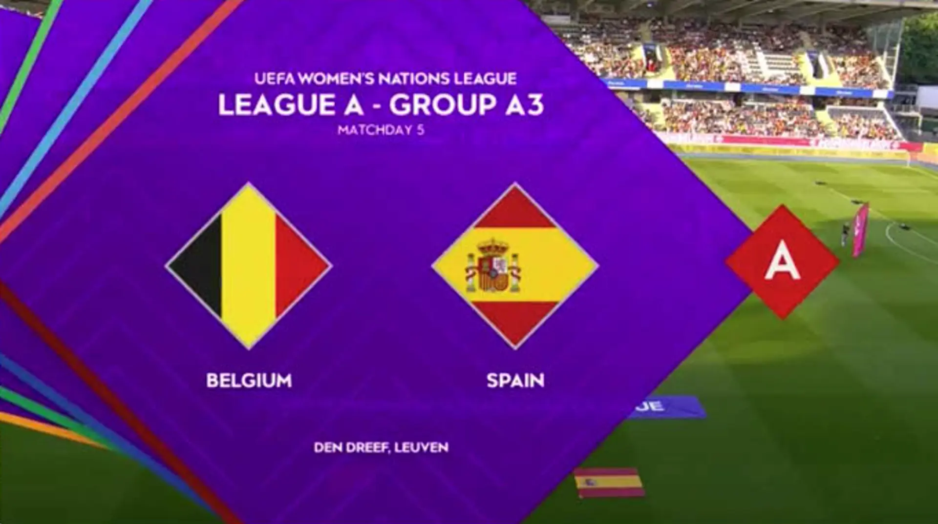 Belgium v Spain | Match Match | Women's Nations League