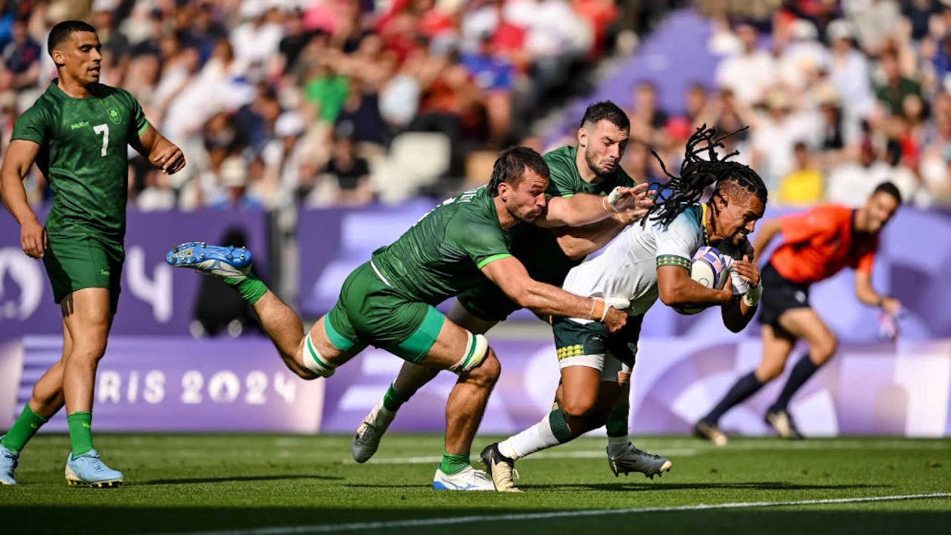 Ireland v South Africa | Match Highlights | Pool A | Men's Sevens Rugby Paris 2024