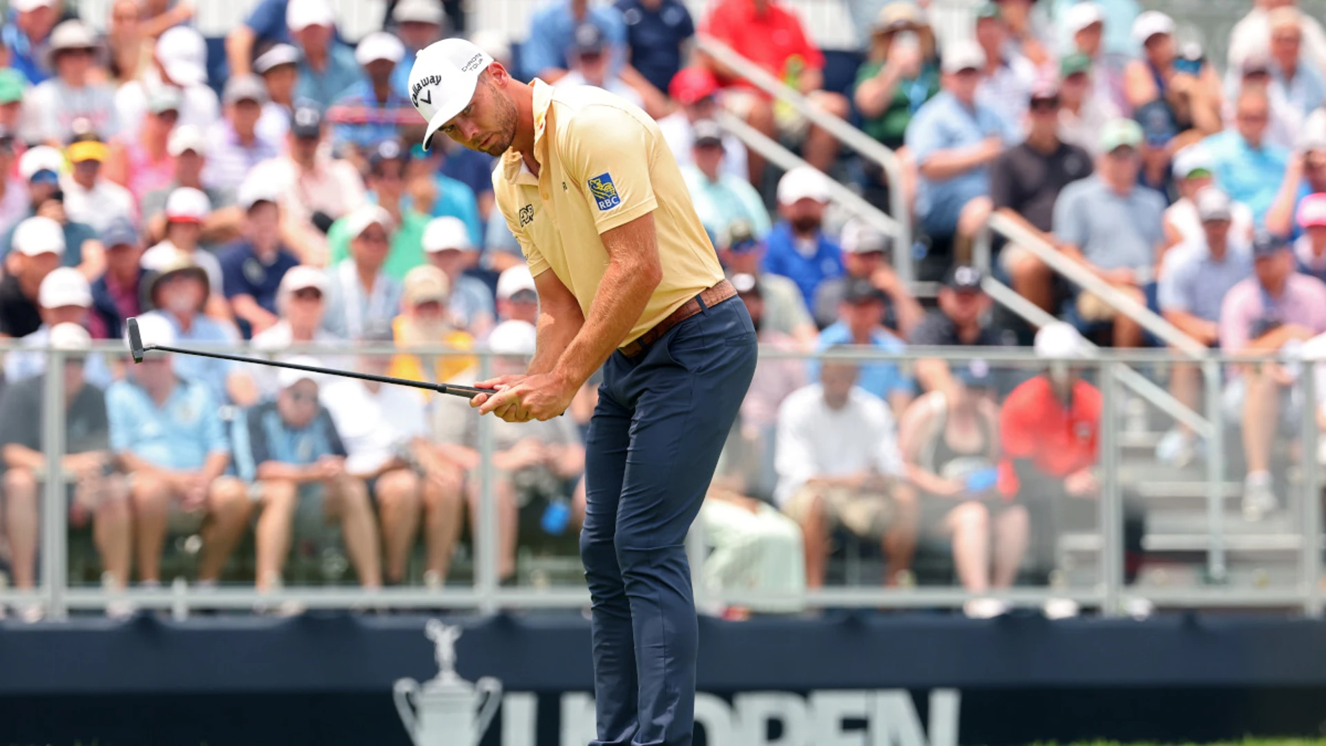 Burns and Spaun share US Open lead through nine holes of third round