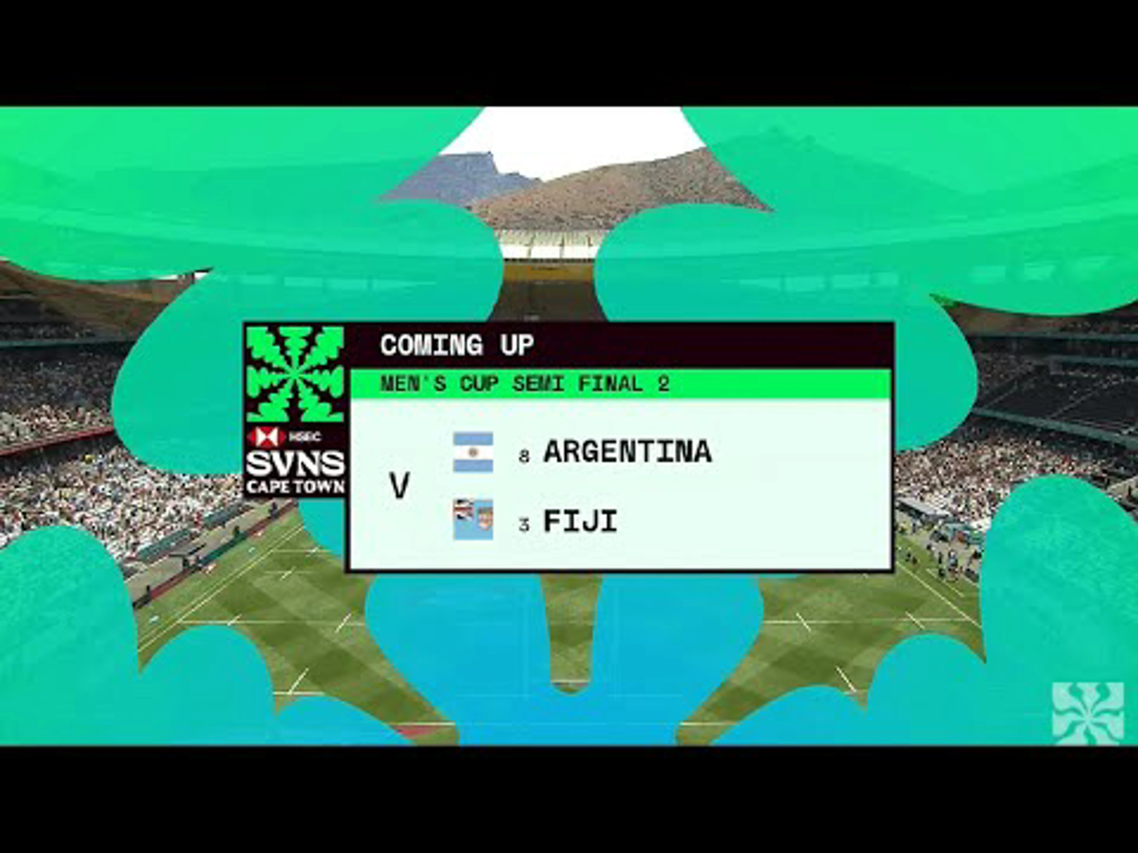 Argentina v Fiji | Cup SF2 Highlights | World Rugby HSBC Sevens Series